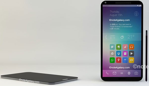 Привлекательный концепт Samsung Galaxy Note 4 Привлекательный концепт Samsung Galaxy Note 4