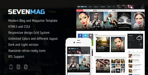 SevenMag 2.1 - тема для WordPress SevenMag 2.1 - тема для WordPress