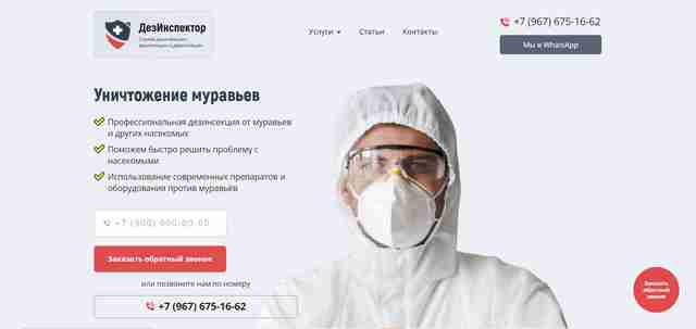Обработка от муравьев