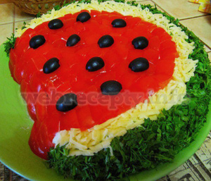 Salat Arbuznaja dol'ka recept