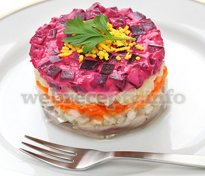 Salat seljodka pod shuboj recept